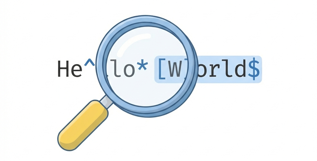 Illustration Regular Expressions (RegEx)