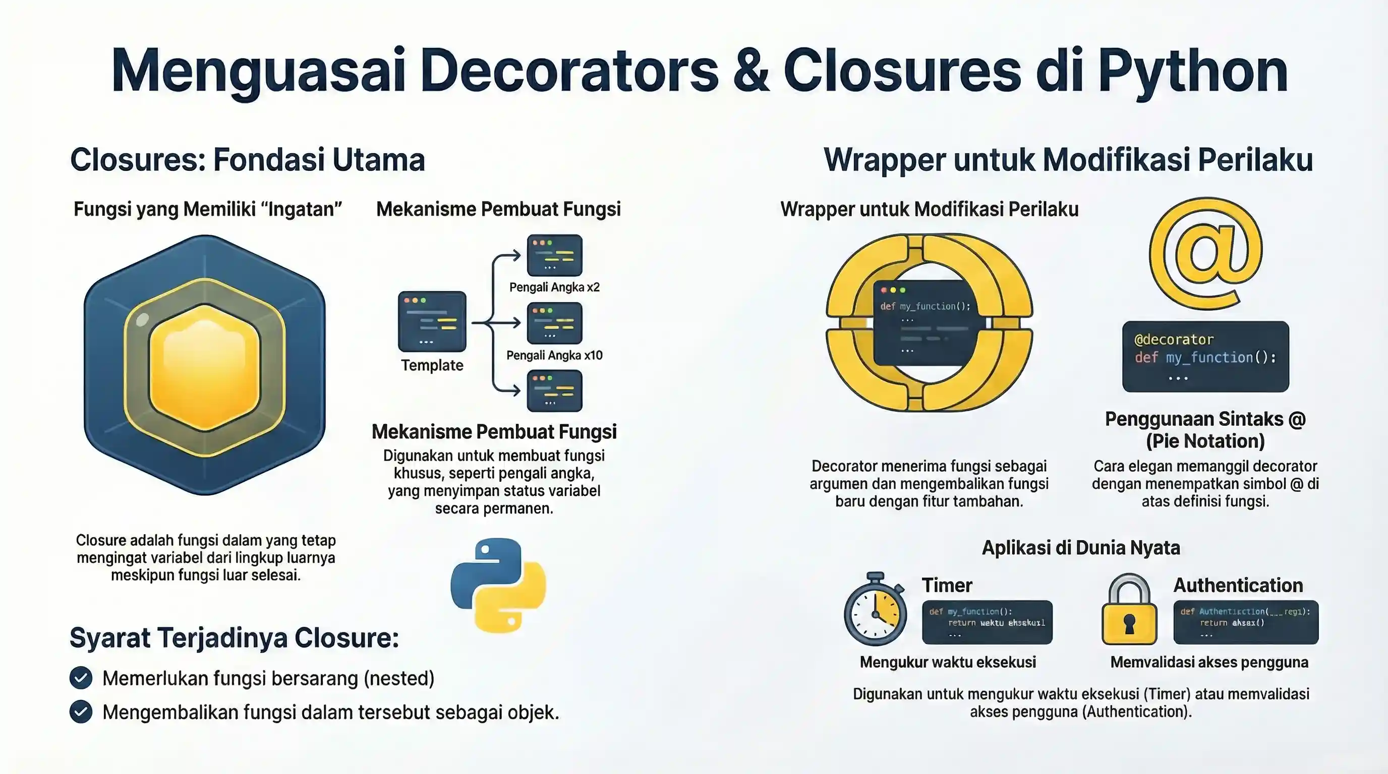 Tutorial Decorators Closures Python